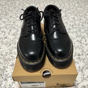 Doc Martens / Dr. Martens 8053 Quad Polished Smooth Black Retro shoes